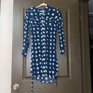 draper james magnolia printed belted dress